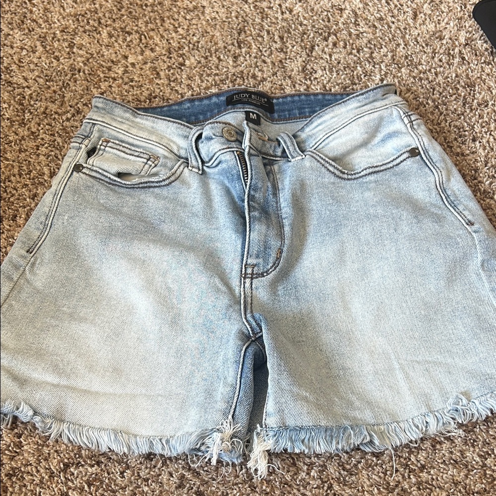 Judy Blue Faded Blue Jean Shorts